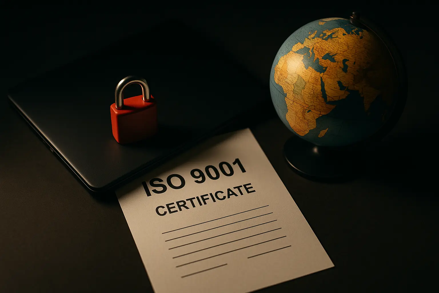 ISO 9001 pen test scope deliverable retest qualità
