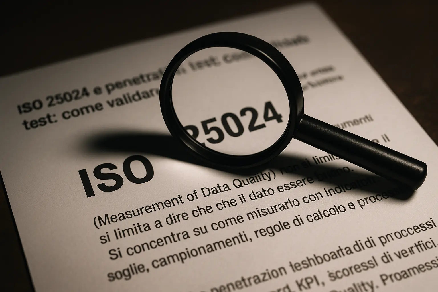 ISO 25024 e Penetration Test per Misurare Data Quality